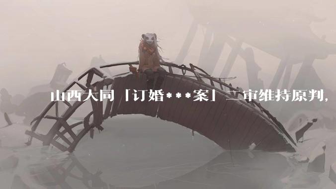 山西大同「订婚***案」二审维持原判，被告获刑 3 年，如何从法律角度解读？